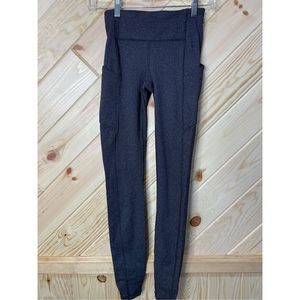 Lululemon Athletica Womens Speed Up Tight Leggings Coco Pique Black White Size 2